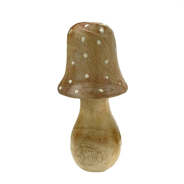 Deko Pilz, Fliegenpilz natur, 15cm