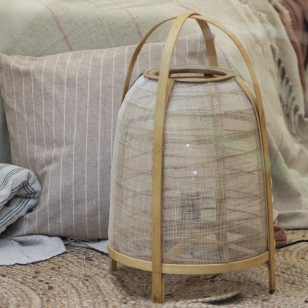 Lampe aus Sackleinen, HESSIAN, 50x32cm, Ib Laursen