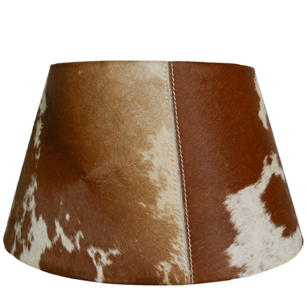 Kuhfell Lampenschirm, braun-weiß, 30cm, Mars &amp; More