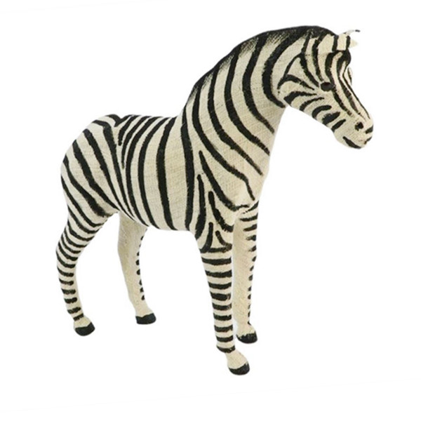Deko Zebra aus Jute, Zebra Maidaan stehend, 40cm