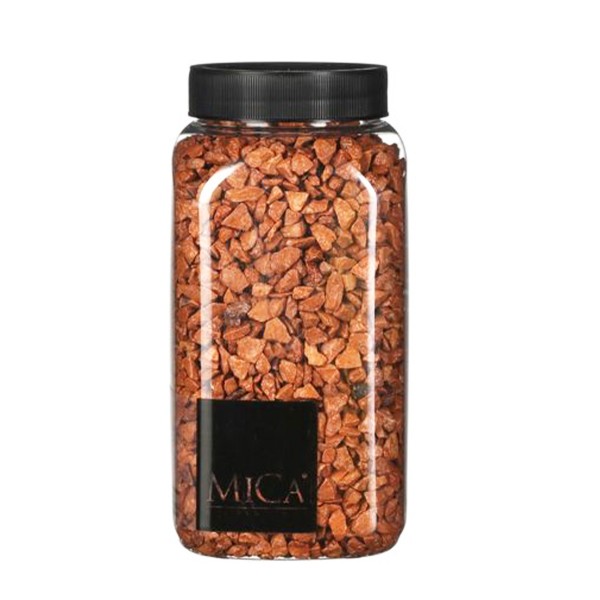 Deko Steine terracotta kleine Körnung 650ml
