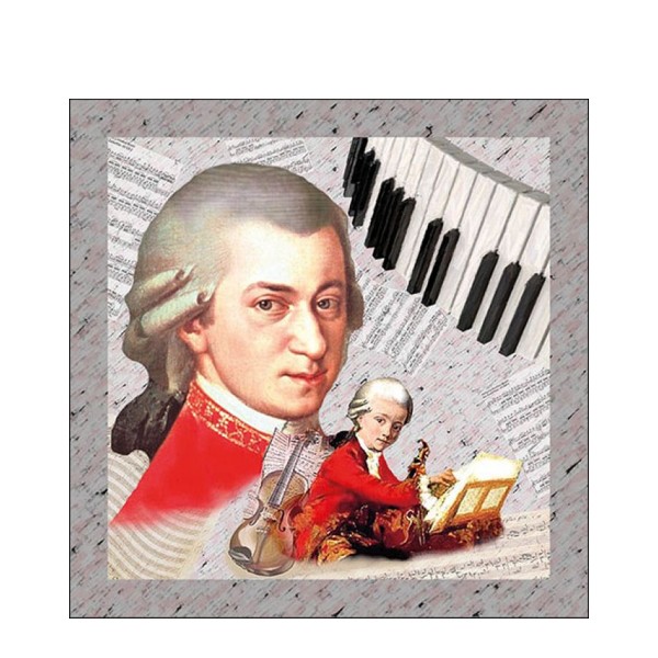 Ambiente Papierservietten, Mozart, Lunch, 33x33