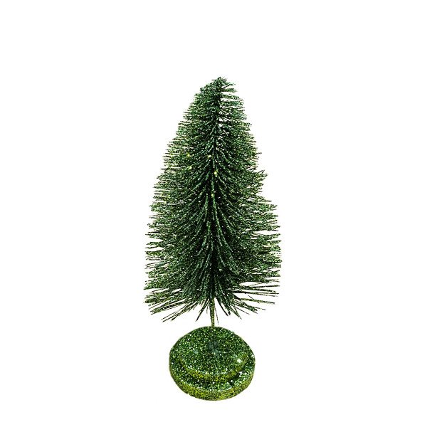 Deko Glimmer Baum, Tannenbaum glitzernd grün, 30cm
