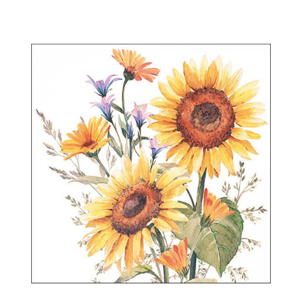 Ambiente Papierservietten Sunflowers Lunch 33x33cm