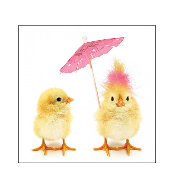 Ambiente Papierservietten Easter chicks Lunch 33x33cm