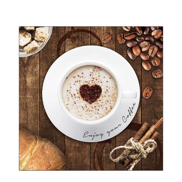 Ambiente Papierservietten Coffee time Lunch 33x33cm
