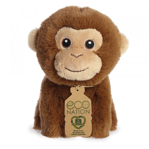 Plüsch Affe, Mini Äffchen, Eco Nation, 13cm, Aurora World