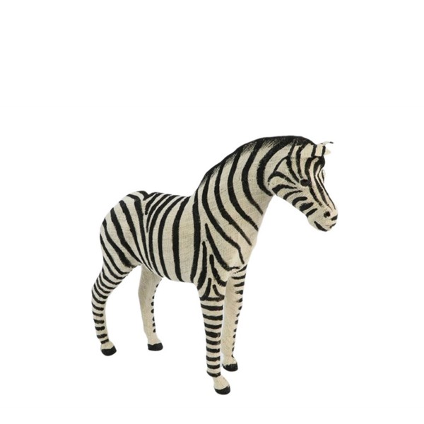 Jute Zebra stehend, 27cm