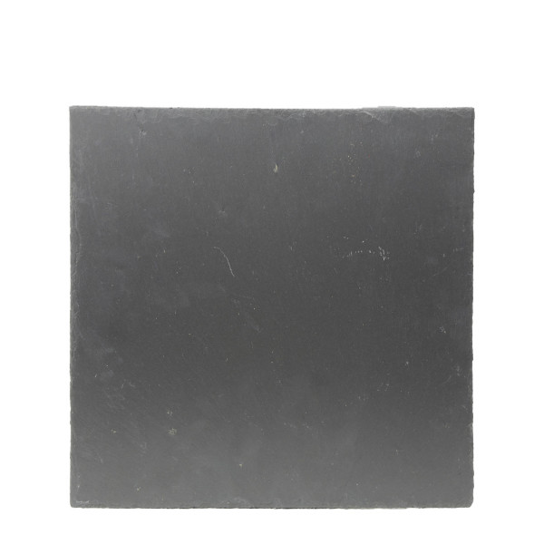 Schieferplatte, quadratisch, schwarz, 30x30cm