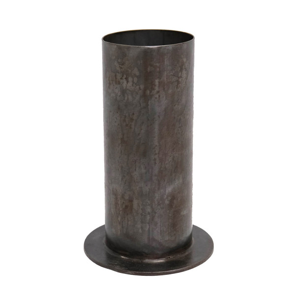 Deko Vase Fred, massive Metallvase used look, 25cm, Trademark Living