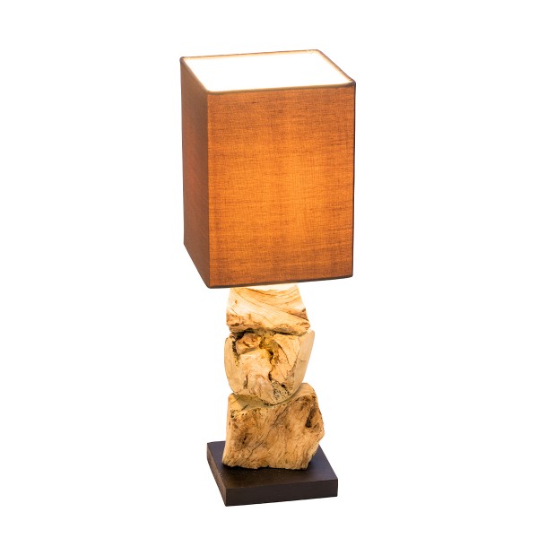 Tischlampe Treibholz 45cm
