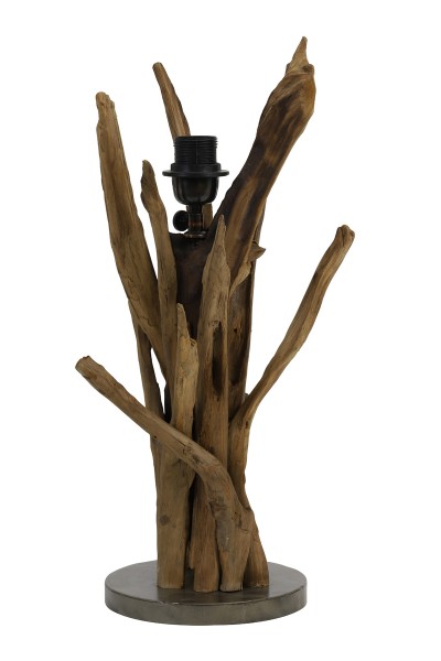 Holz - Lampenfuß &quot;BLUMA&quot; natur, Light&amp;Living