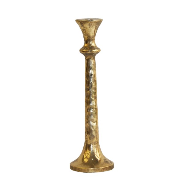 Kerzenhalter antik gold 39cm Polyresin