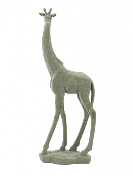 Deko Giraffe, Samt grün, gross, Light &amp; Living
