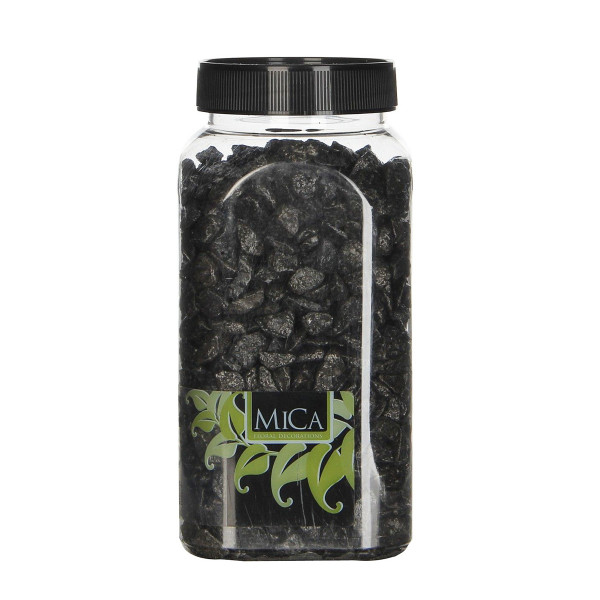 Deko Steine - Marbles, anthrazit, 650ml, Mica
