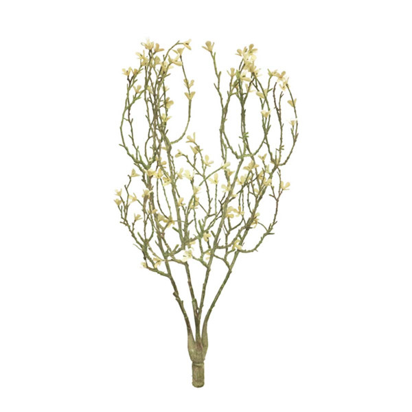 Deko Kunstblume, Sternblume cremeweiß, 44cm