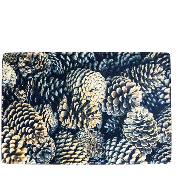 Textil Fußmatte, Kiefernzapfen, 75x50cm, Mars &amp; More