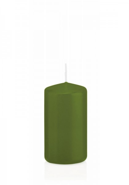 Wiedemann Flachkopf-Kerze in Cello 120x60 Olive