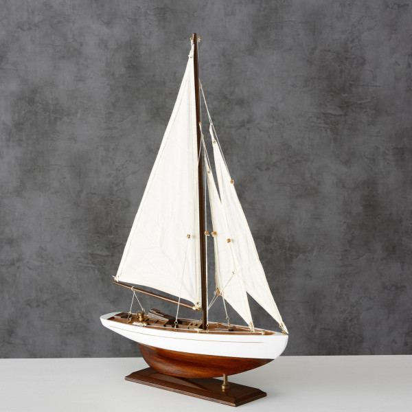 Deko Boot Endeavour, Segelboot, Modellboot, Boltze Home Collections