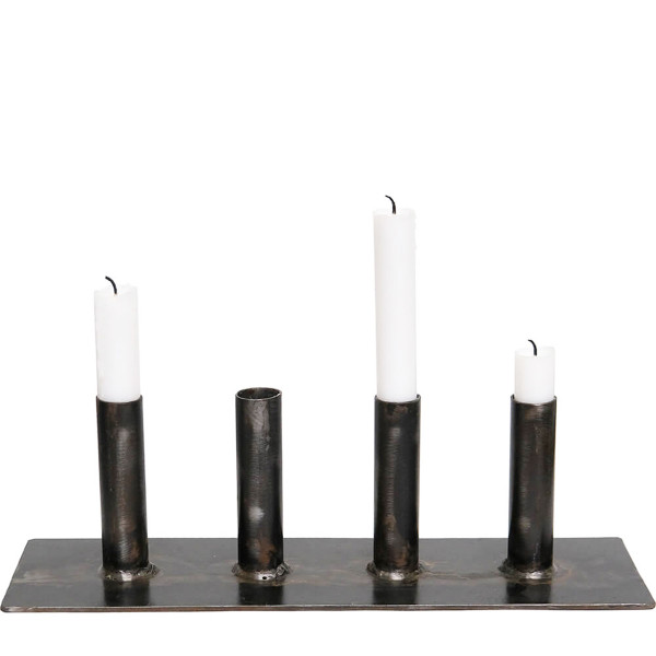 Eisen Kerzenständer Line, für 4 Kerzen, 10x35cm, Trademark Living