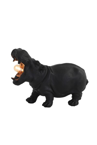 Tischleuchte &quot;Hippo&quot;, matt-schwarz, Light &amp; Living