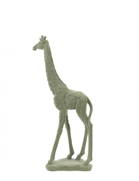 Deko Giraffe, Samt grün, klein, Light &amp; Living