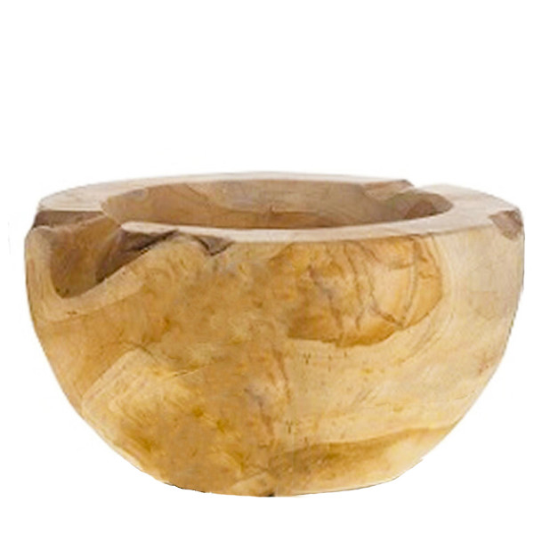 Deko Schale Teak, Teakholz Schale Natur, Ø36cm, DIJK Natural Collections