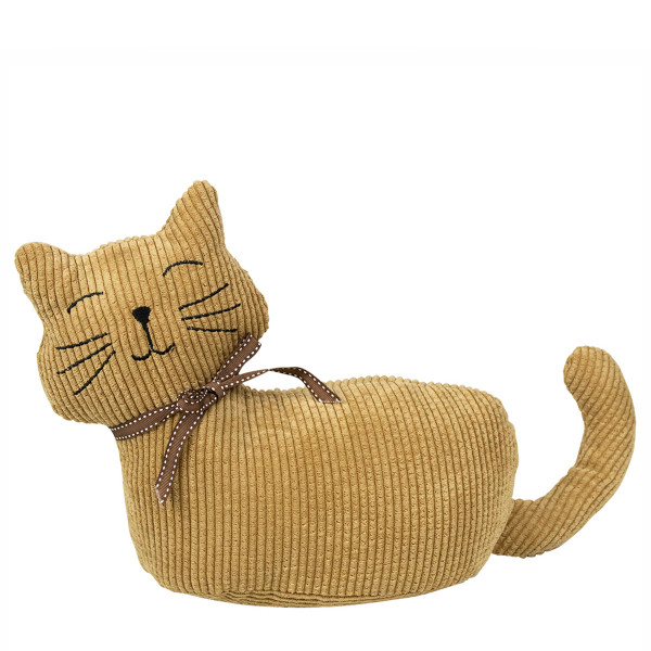 Türstopper Katze, braune Katze liegend, 33x25cm, Mars &amp; More