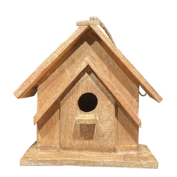 Vogelhaus Holz 29cm zum Stellen oder Hängen