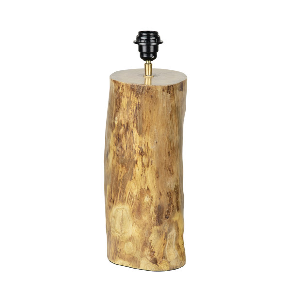 Lampenfuß Baumstamm Natur, Holz Lampenfuß Eucalyptus, 35cm, Mars &amp; More
