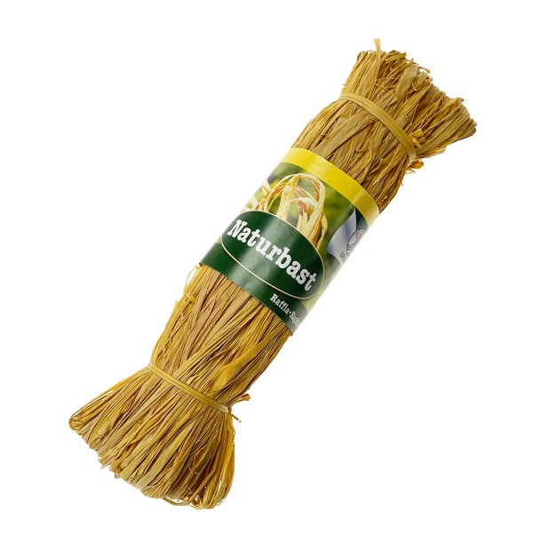 Natur Bast Raffia zitronengelb 50g URSUS