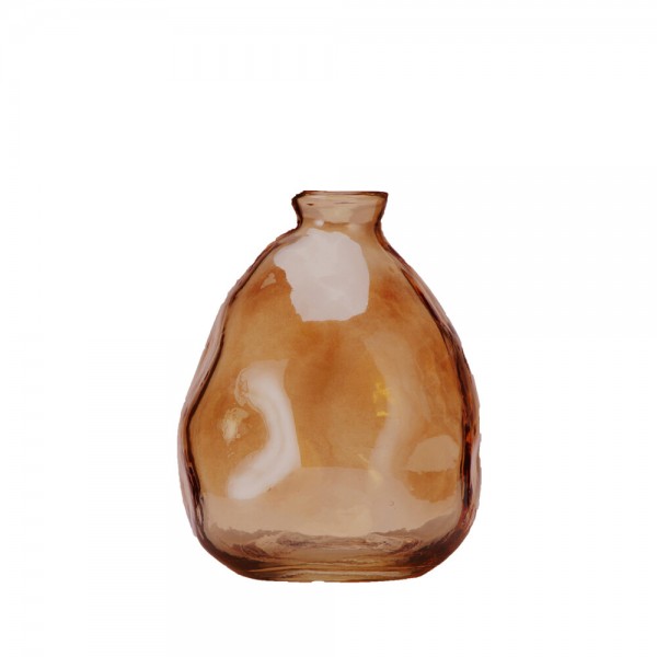 Blumenvase, bauchig, braun, 19cm, Mars &amp; More