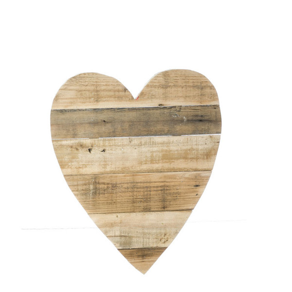 Holz Herz ""Arles"" zum Hängen, 44 cm