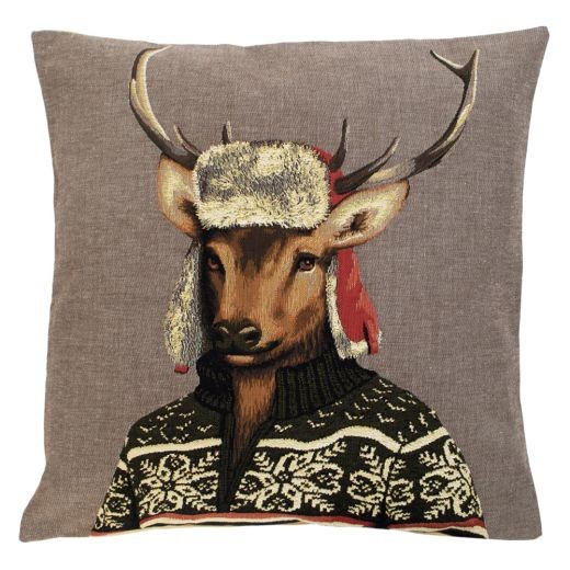 Kissen Hirsch nordic 45x45cm Gobelin, Mars &amp; More
