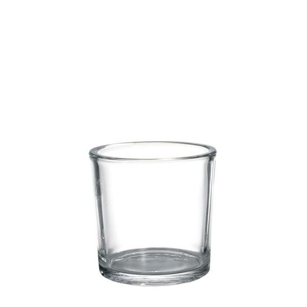 Kerzenglas klar 8x9cm, WMG Grünberger