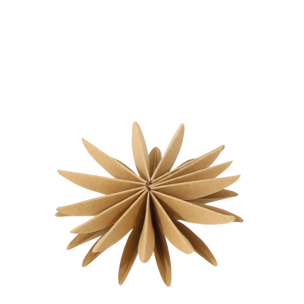 Deko Stern Weihnachten braun, Papierstern, Weihnachtsstern braun, Ø8cm