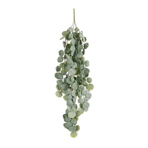 Kunstpflanze Wachsblume Hoya graugrün hängend, kleinblättrige Hängepflanze , 94cm, Mica Decorations