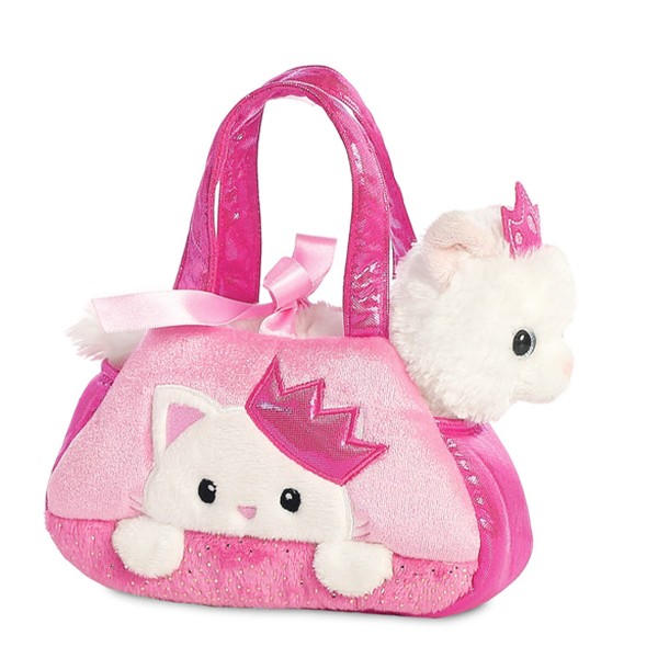 Plüsch Taschen Tiere FP Kätzchen mit Krone PeekaBoo 20cm