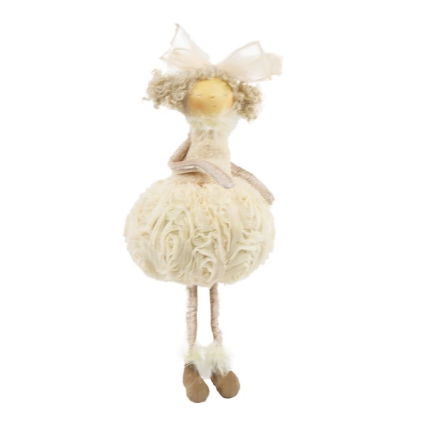Blumenmädchen mit Tüll Blumenkleid stehend, 44cm