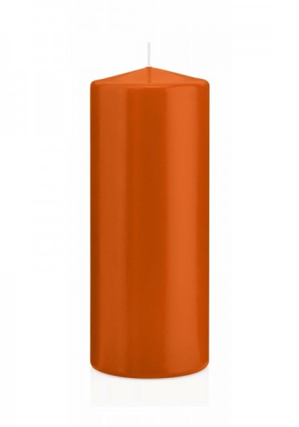 Wiedemann Flachkopf-Kerze in Cello 200x80 Aprikose