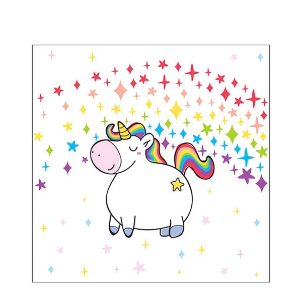 Ambiente Papierservietten Einhorn Polly, Lunch, 33x33, 20St/Pack.