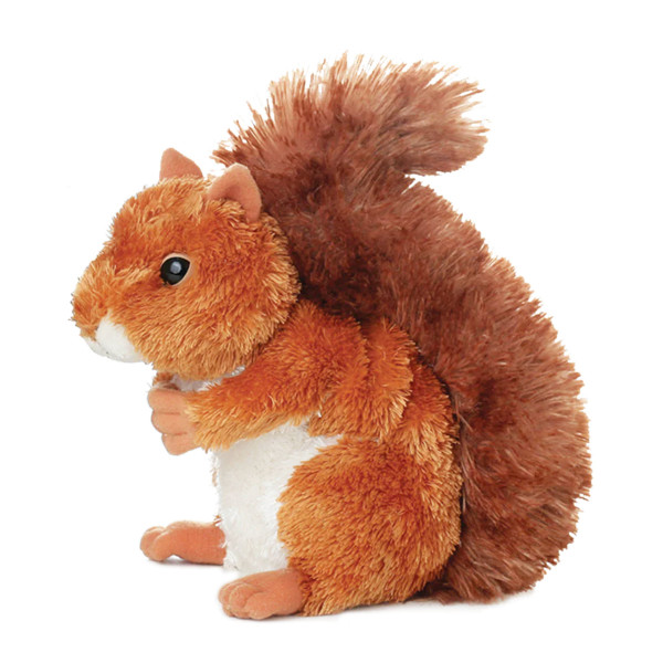 Plüsch Eichhörnchen Nutsie, rotbraun, Mini Flopsies, 20cm, Aurora