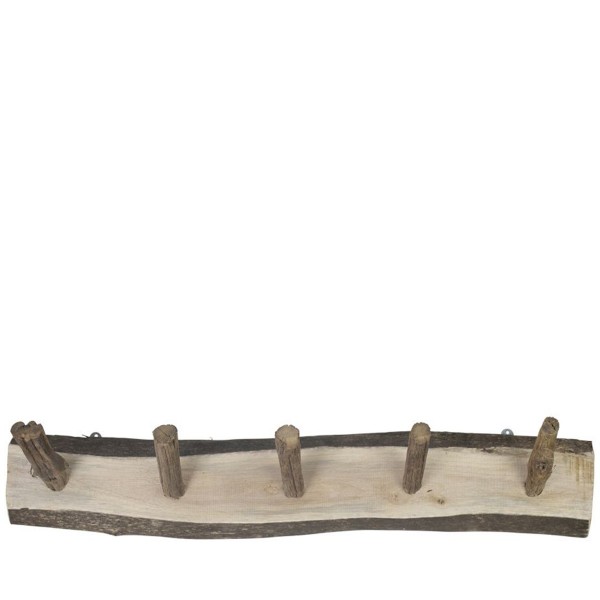 Garderobe Zweige mit 5 Haken 73cm Holz, Mars &amp; More