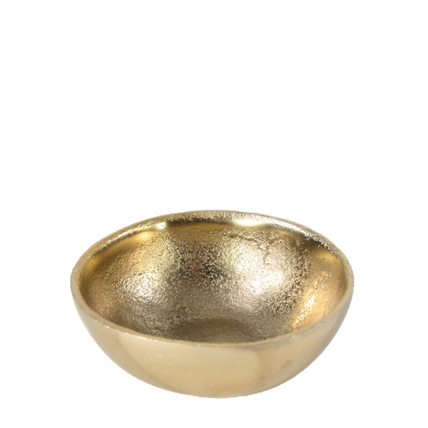 Deko Metallschale, Schale gold antik, Ø11cm