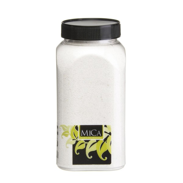 Deko Sand, weiß, 650ml, Mica