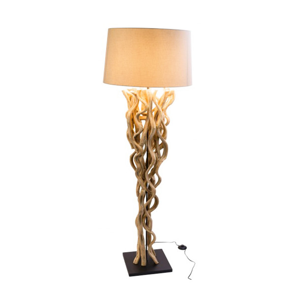 Vase auf Holzwurzel 20cm J-LINE