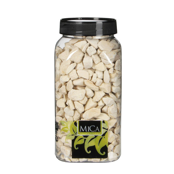 Deko Steine - Marbles, creme, 650ml, Mica