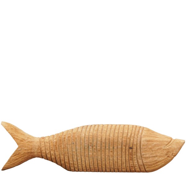Deko Naturholz Fisch, Artisanal, 49x13cm