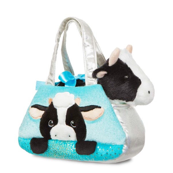 Plüsch Taschen Tiere FP Kuh 20cm