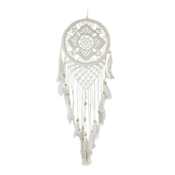 Deko Traumfänger, Dreamcatcher Boho, Ø28cm, Makramee